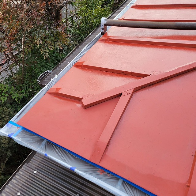 甲府市　屋根塗装